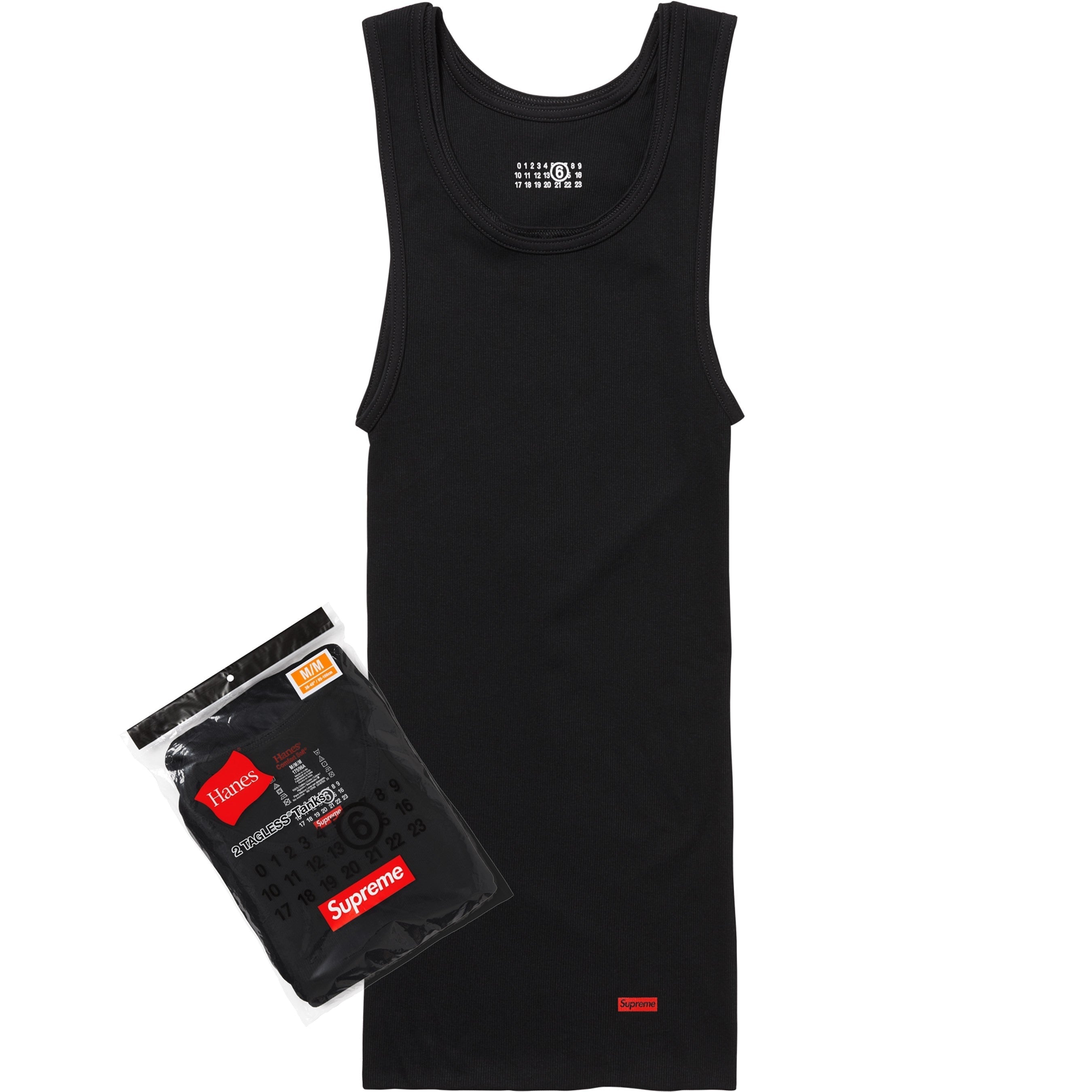Supreme®/MM6 Maison Margiela/Hanes® Tagless Tank Top (1 Pack) view 6